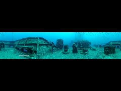 USS Vandenberg 360 panoramic underwater video