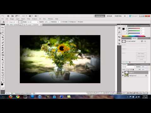 Photoshop Tutorial - How To Make a Vignette Effect