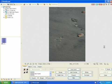 PhotoScape Tutorial Vignetting