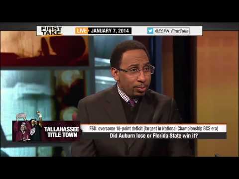 Stephen A.: FSU Took the Nat'l Title From Auburn