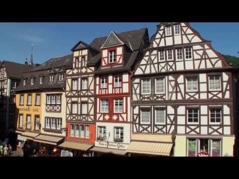 Town of Cochem in the Moselle Valley in Germany: Cochem tourism video