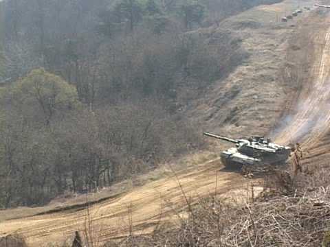 ROKA K1a1 tank live fire exercise