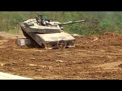 South Korean K1A1 Tank demonstration