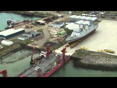 FMMM3 SIGMA 9813 Launch at Damen Schelde Naval Shipbuilding