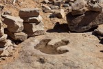 Dinosaur footprint, USA