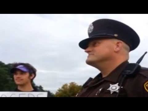 Open Carry protesters vs Constitutional LAWFUL Sheriff