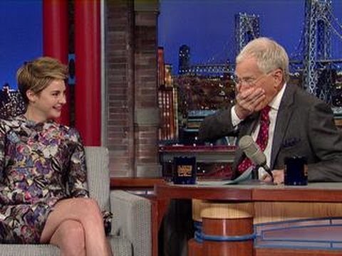 David Letterman - Shailene Woodley Eats Clay