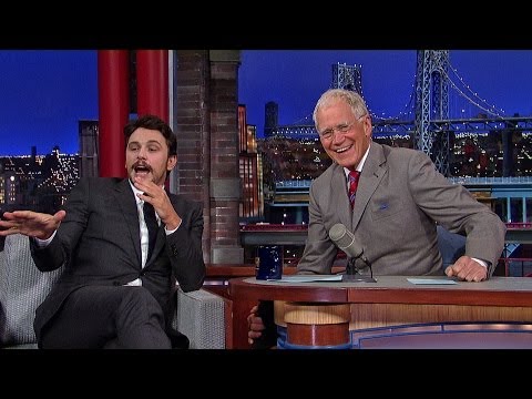 David Letterman - James Franco's Instagram Selfies