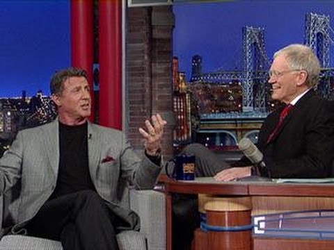 David Letterman - Sylvester Stallone's Singing Rocky