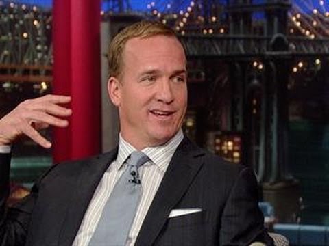 David Letterman - Peyton Manning on His Neck Surgery