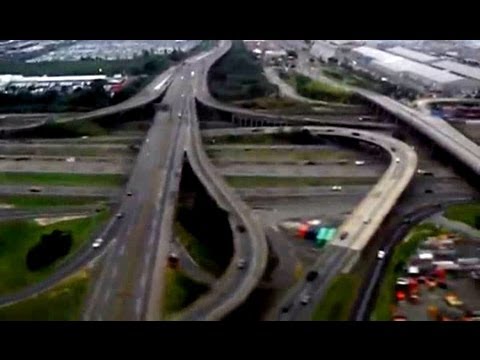 Landing in - Newark NJ 2013 - Beautiful Green & Roads - New Jersey USA