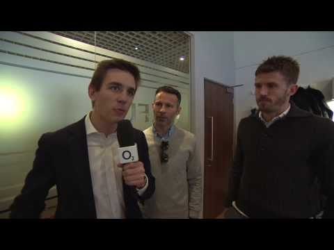 Ryan Giggs and Michael Carrick Talk English / Welsh Rivalry - O2 Inside Line Live England v Wales