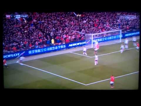 Manchester United Goal Vs Fulham Michael Carrick