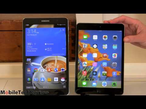 Samsung Galaxy Tab Pro 8.4 vs. Apple iPad mini with Retina Display Comparison Smackdown