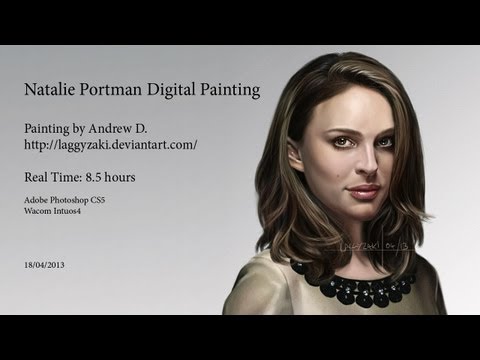 Natalie Portman Digital Painting