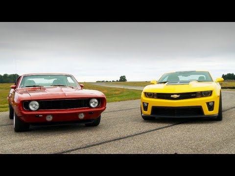 2012 Chevy Camaro ZL1 vs. Mark Stielow's Red Devil '69 Camaro - HOT ROD Unlimited Episode 13