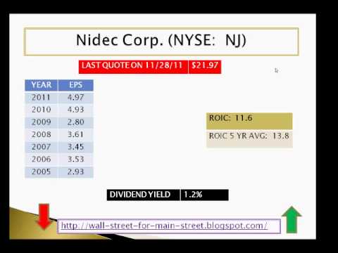 Nidec Corp. (NJ) stock analysis