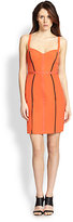 Saks Fifth Avenue | Joy Piping-Trimmed Fitted Dress