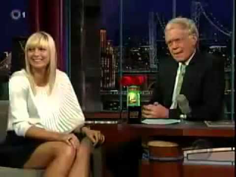 Maria Sharapova in David Letterman 2008