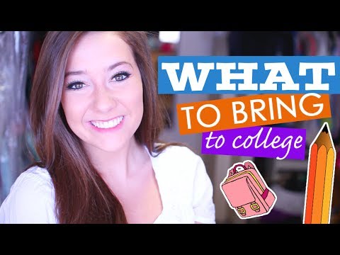 College Advice #1: What to Bring