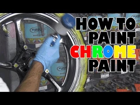 How to paint chrome paint