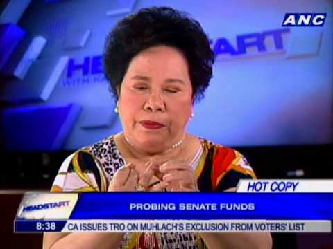 Santiago on Enrile: He should never have been Senate president