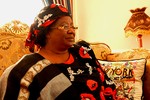 Malawi vice president Joyce Banda at Mudi House in Blantyre, Malawi.