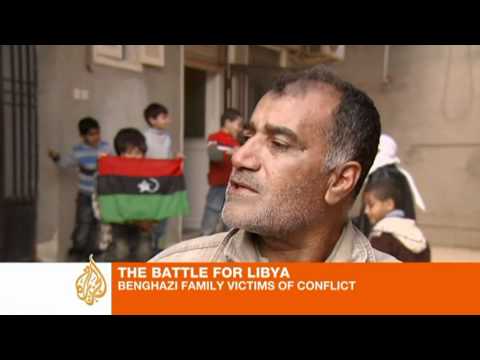 Benghazi family victims of Libya conflict