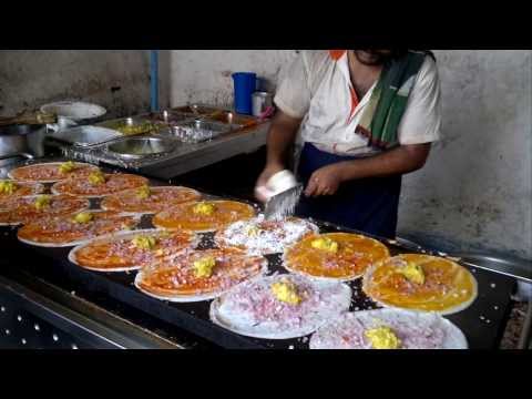 Dosa King - 14 Dosas in 5 Minutes ( Make Indian street food )