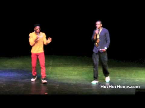 Battioke 2014 - Miami HEAT players James Jones and Norris Cole sing 