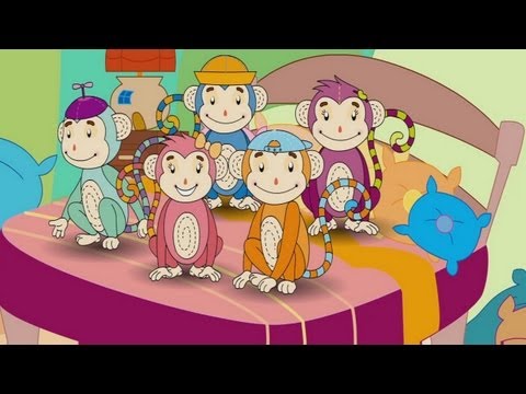 Five Little Monkeys - Olive Nursery Rhyme And Rescue