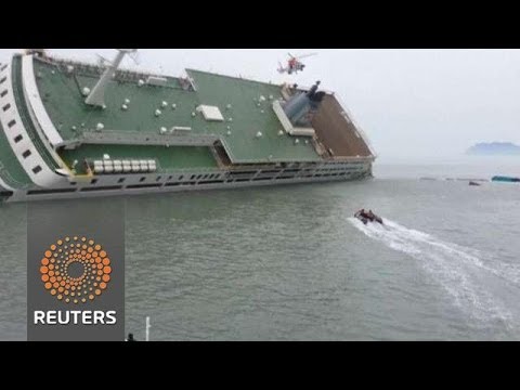 South Korea ferry drama on camera