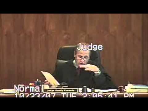 Impeach Judge Randy Kennedy: October 23, 2007 Ex Parte Hearing vs. Danny Tate- Part 1.m4v