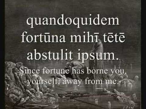 LATIN POETRY Catullus 101 (Elegiac couplet)