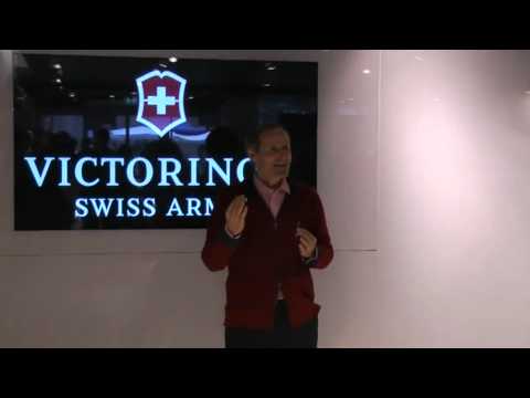 Presentación de Victorinox en la tienda de Ginebra (Presentation of Victorinox in Geneva Store)