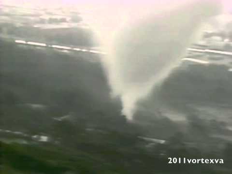 Fridley- Brooklyn Park, MN Tornado Helicopter Video clips 1986