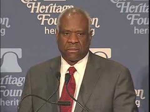 Justice Clarence Thomas Talks to Heritage Members