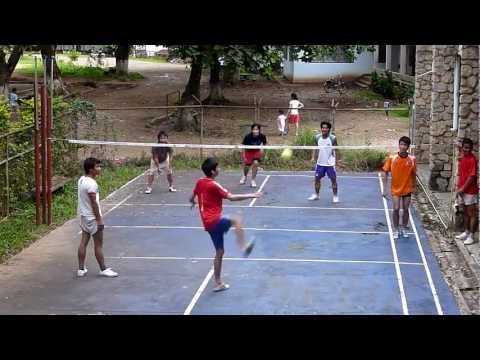 Sepak Takraw in Laung Prabang, Laos (Kataw)