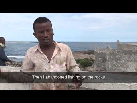 Fishmonger in Mogadishu, Somalia