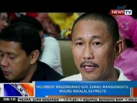 NTG: Incumbent Maguindanao Gov. Esmael Mangudadatu, muling nahalal sa pwesto