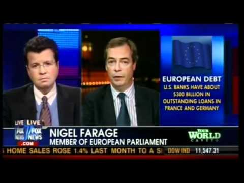 UKIP Nigel Farage on FOX News discussing Italy & Greece EU puppet government- November 2011