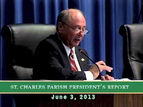 Parish President's Report for June 3, 2013