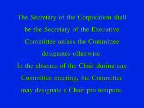 Executive Committee Charter Video