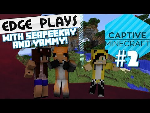 Captive Minecraft! #2 (World Borders 1.8 Survival Map)  :: with Yammy & Seapeekay!