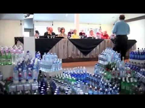 International water-tasting competition held annually in Berkeley Springs, WV