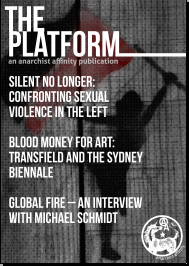 Front cover of issue 1 of The Platform
