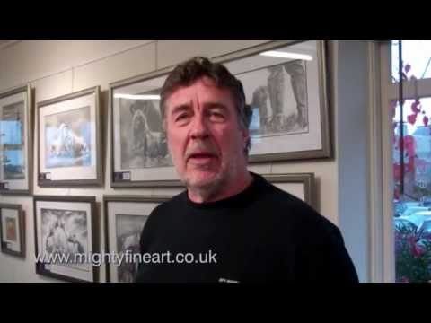 Wildlife Artist Peter Williams Interview at Snape Maltings in Suffolk