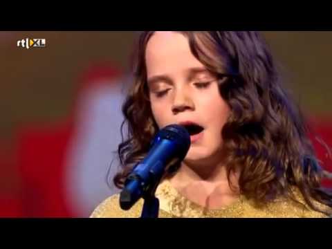 Amira Willighagen (9) amazes everyone with opera - Holland's Got Talent - First audition