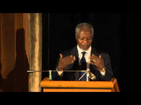 Kofi Annan Part 1, Speech, September 18, 2012 - Bon Mot Book Club