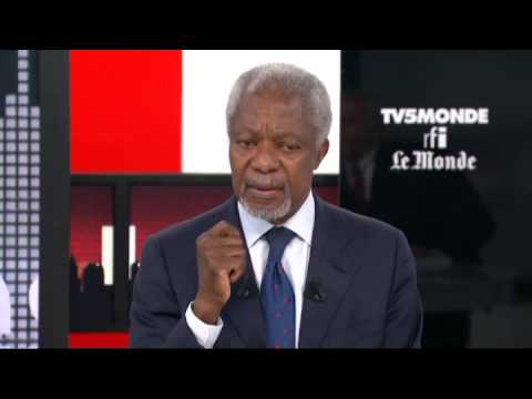 Kofi Annan sur TV5Monde